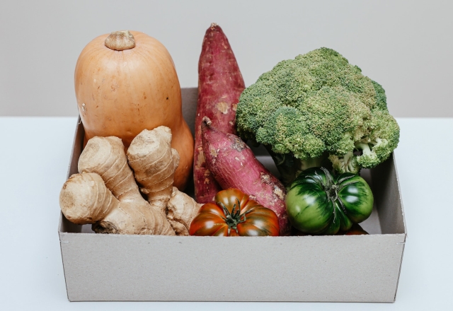 caja verduras