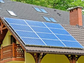 Paneles solares en casa